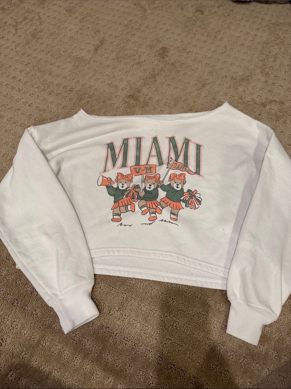 Hollister Miami Off-the-Shoulder Sweatshirt